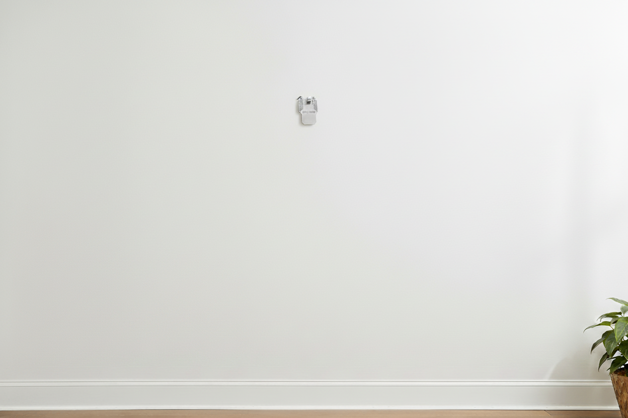 Single hanger on wall